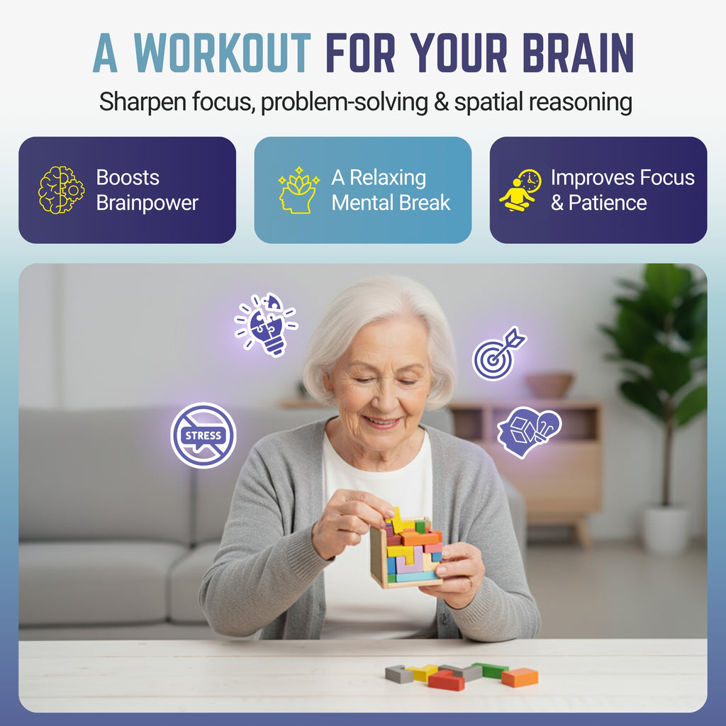 Zen Fun Unsolvable Puzzle Cube — Hardest Brain Teaser for Adults